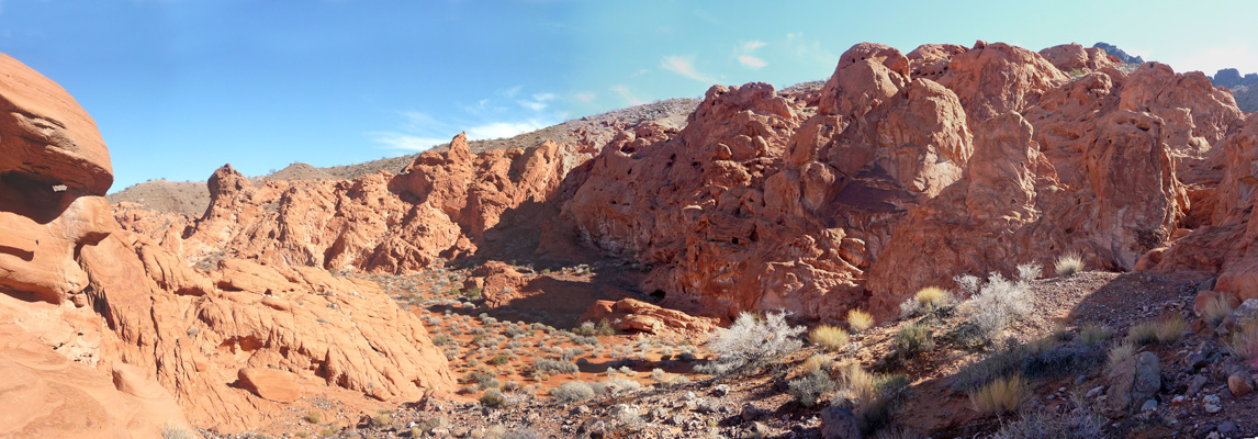 Redstone Trail view Lake Mead