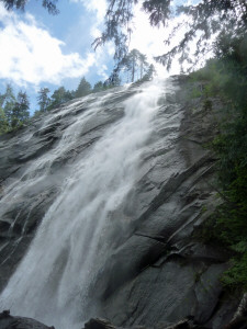 Bridal Veil Falls from upper viewing area near Index WA