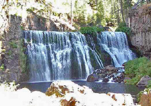 Middle McCloud Falls south of Mt. Shasta CA