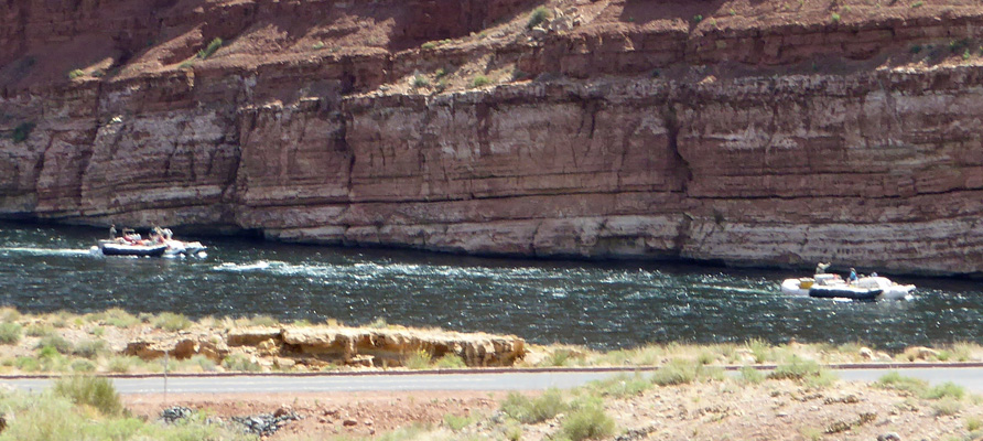 Rafts Colorado River Lees Ferry