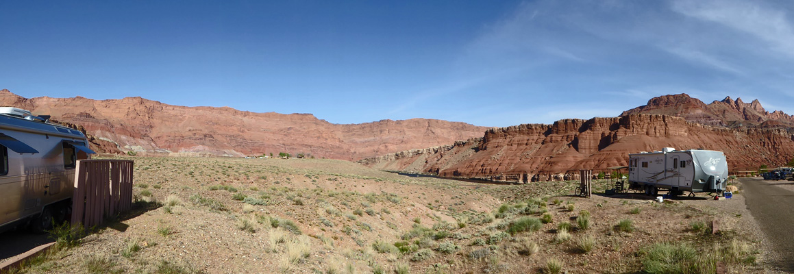 Lees Ferry Campground site view