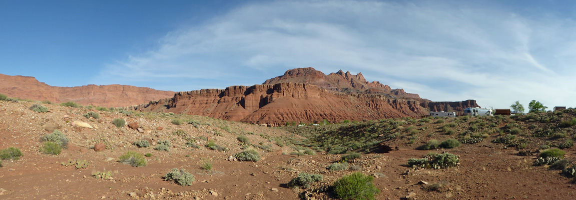 Southward view from Lees Ferry Campground