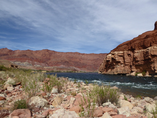 Colorado River from River Road Lees Ferry
