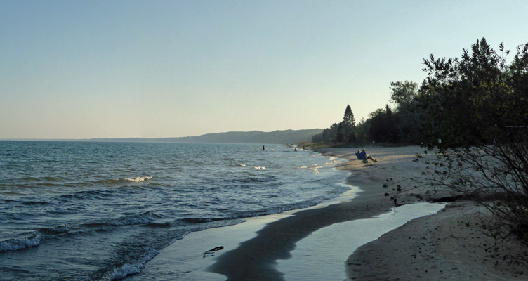 Harrisville State Park Beach MI