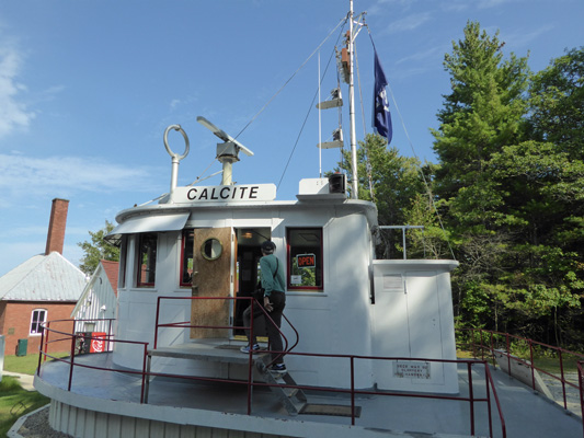 SS Calcite pilot house