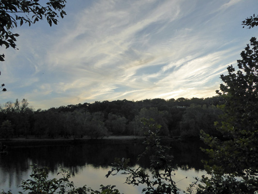 Evening sky Grand Lake OK