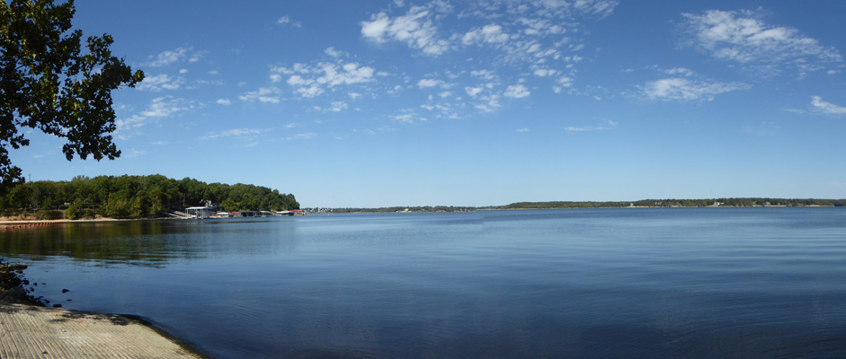 Grand Lake from Disney boat launch OK