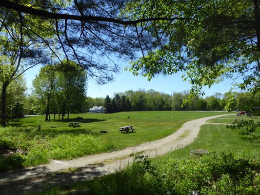 Camden Hill State Park campsite view