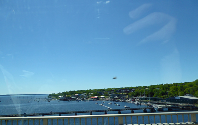 Belfast Harbor from bridge