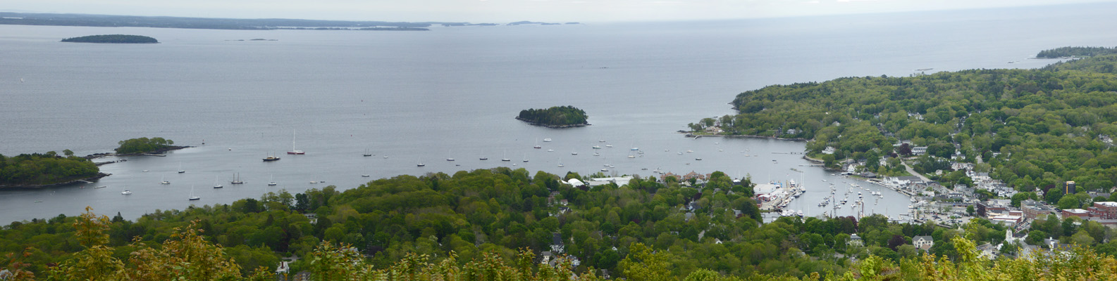 Camden Harbor from Mt Battie