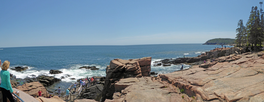 Panorama at Thunder Hole Acadia