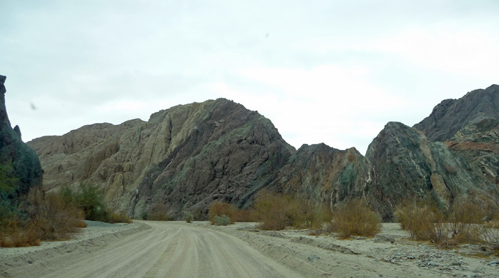 Painted Canyon Mecca Hills CA