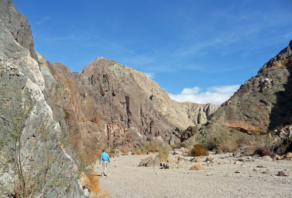 Big Split Rock Canyon Painted Canyon Mecca Hills