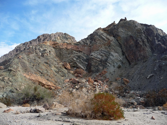 Big Split Rock Canyon Painted Canyon Mecca Hills