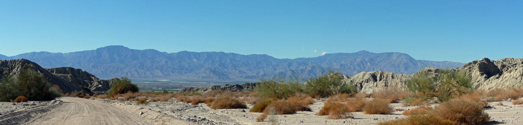 Little San Bernardino Range and Choachella Valley CA