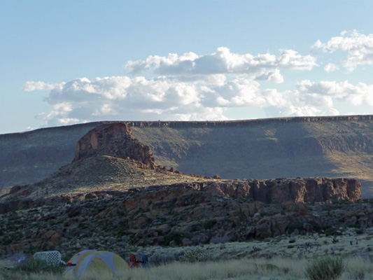 Near Banshee Canyon at Hole in the wall campground