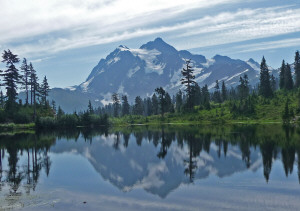 Picture Lake Mt. Baker WA