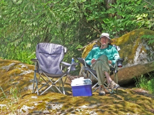 Walter Cooke on the Sauk River Mt. Loop Highway WA