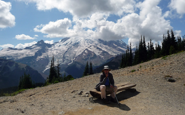 Walter Cooke at Mt Rainier Sunrise