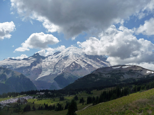 Mt. Rainier from Sourdough Trail