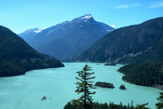 Lake Diablo from overlook