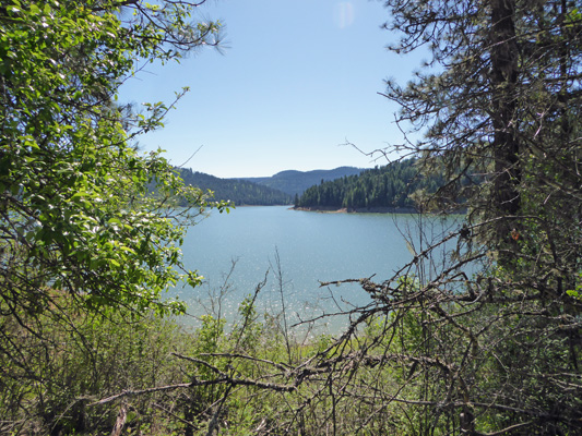 Dworshak Reservoir from Big Eddy Trail