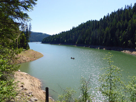 Dworshak Reservoir from Big Eddy Trail