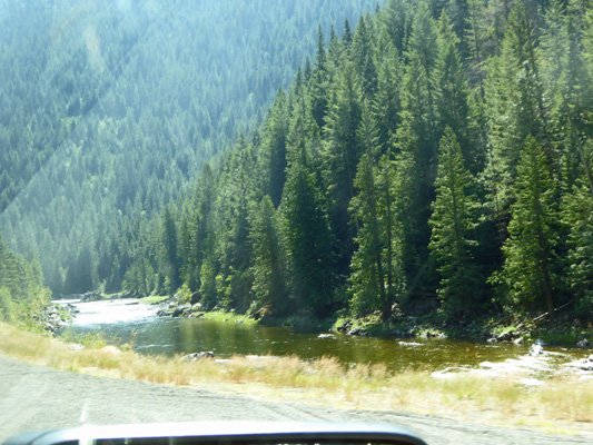 Lochsa River near Lolo Pass