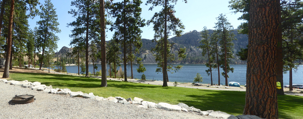 Alta Lake SP campsite view