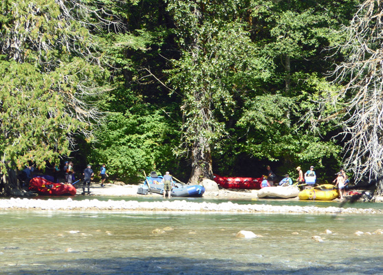 River rafts on the Skagit