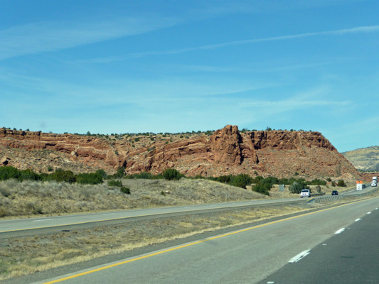 Red rock formation New Mexico