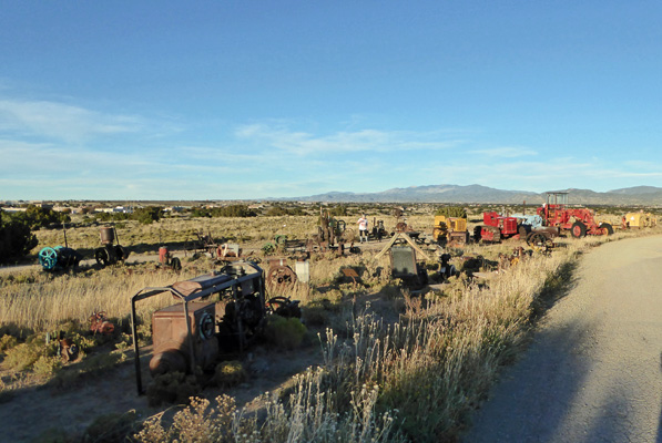 Old engines Santa Fe Skies RV Park