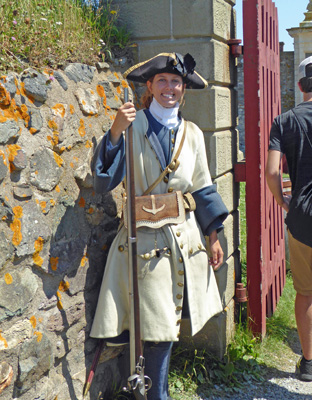 Gate guard Fortress of Louisbourg