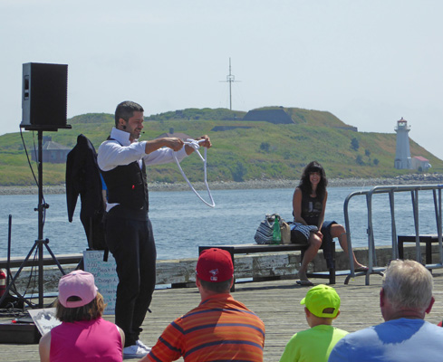 Diogo Alvares magician Halifax Buskers