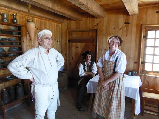 Grandchamp Inn staff Fortress of Louisbourg