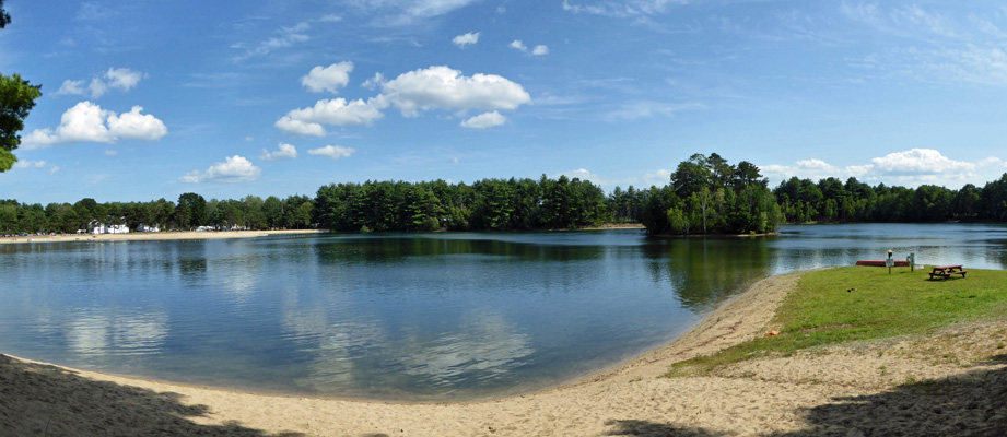 Wassamki Springs campsite view