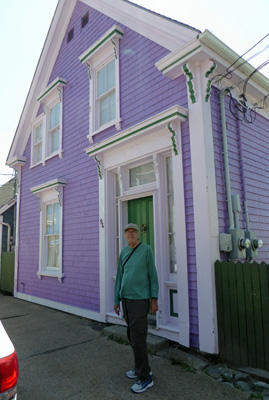 Lavender house in Lunenburg