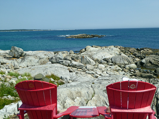 Red Chairs Kejimkujik seaside