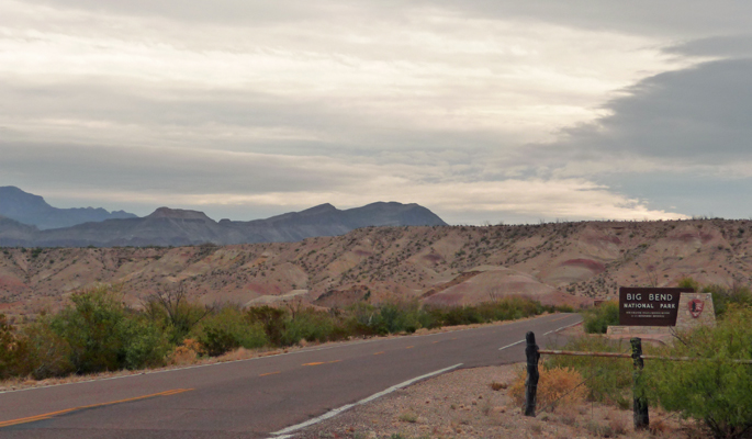 Entry Big Bend NP