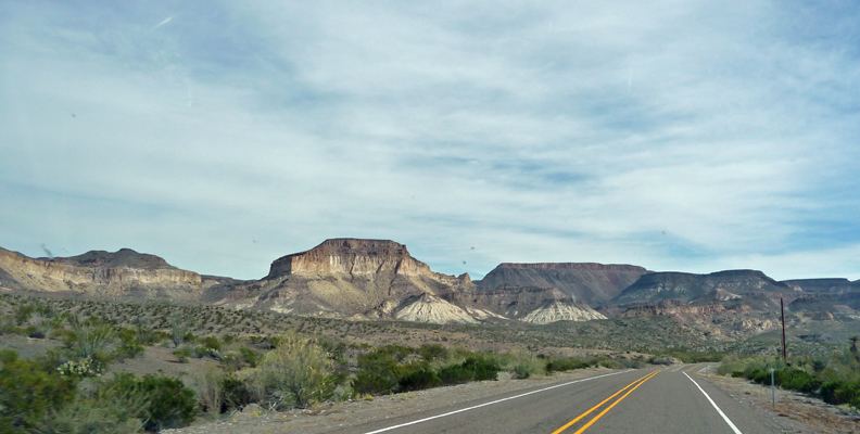 Hwy 170 between Presidio and Lajitas