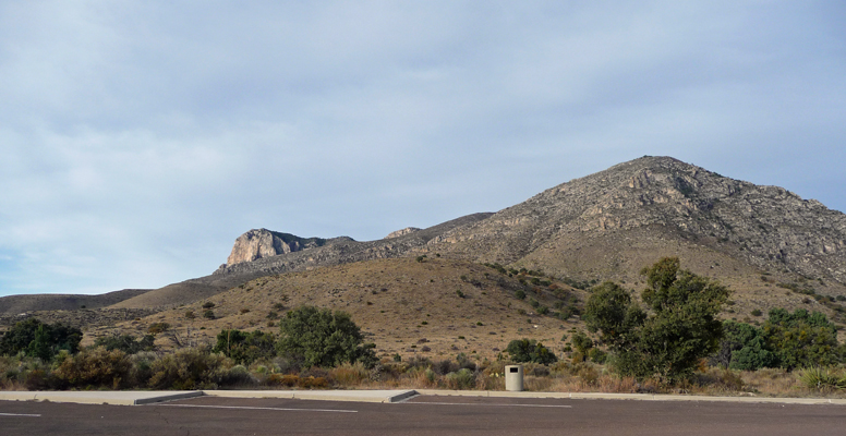 Guadalupe Mts from Visitor's Center