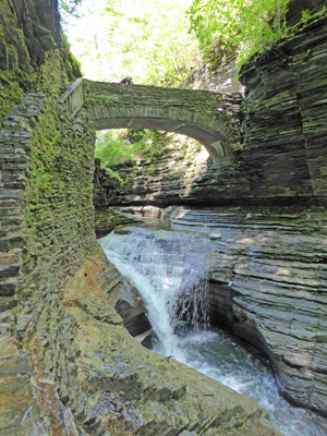 Bridge falls Watkins Glen