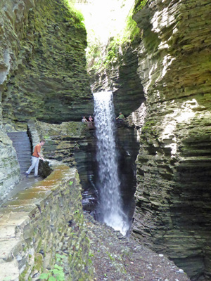 Watkins Glen waterfall