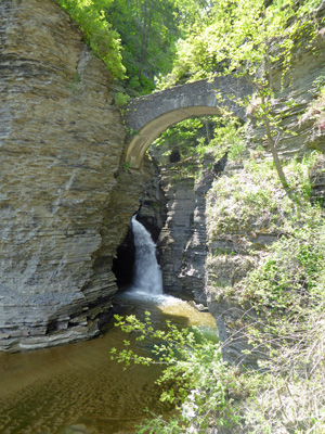 Watkins Glen waterfall