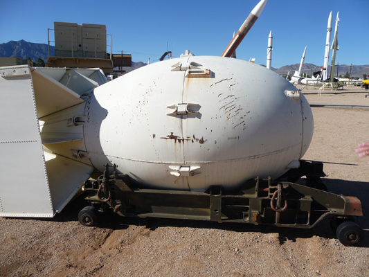 Fat-Man bomb casing White Sands Missile Park