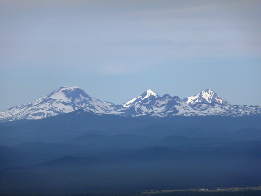 Three Sisters from Paulina Peak OR