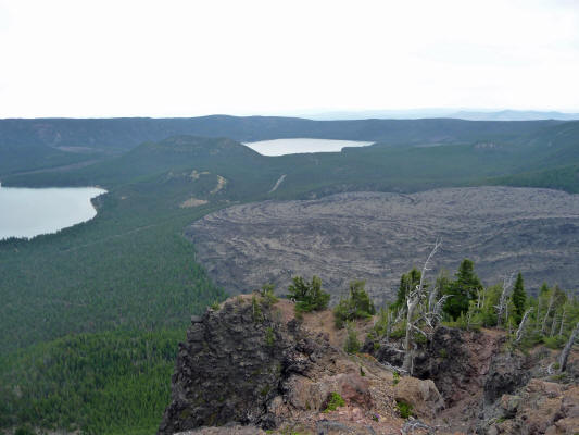 Big Obsidian Flow from Paulina Peak