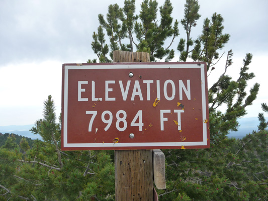 Paulina Peak Elevation 7,984 ft