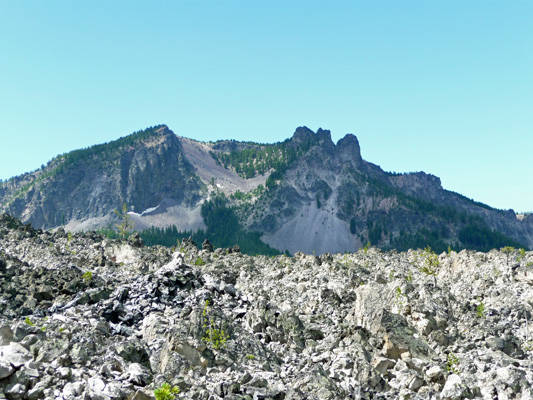 Paulina Peak from Big Obsidian Flow