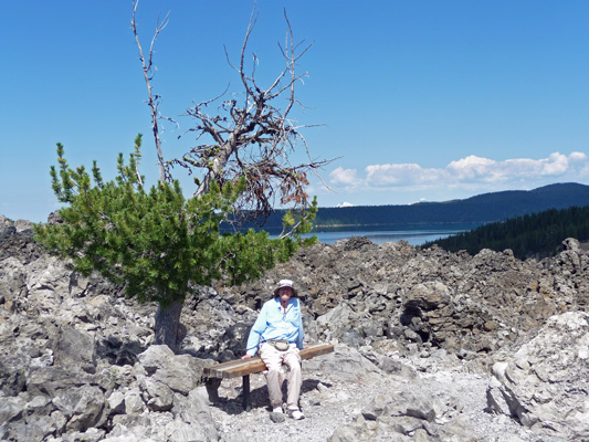 Walter Cooke Big Obsidian Flow viewpoint